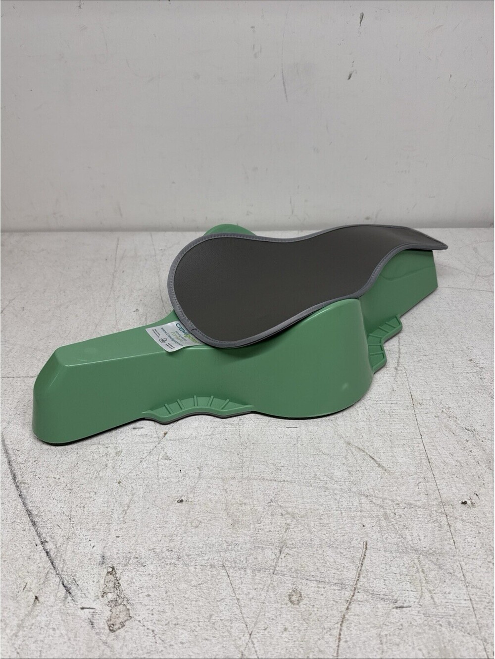 Crawligator Tummy Time Rolling Toy Green Grey Infant Mobility Model C30846